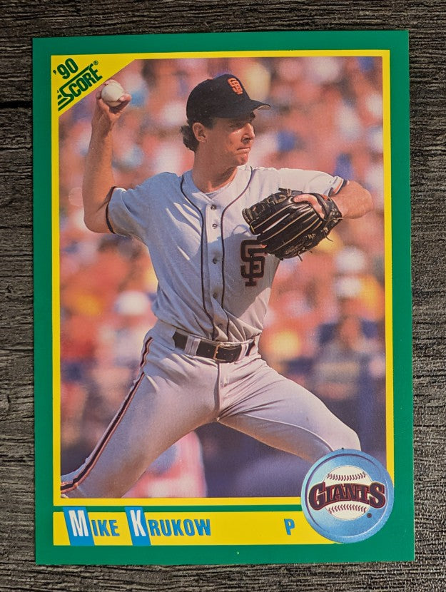 1990 Score #215 Mike Krukow