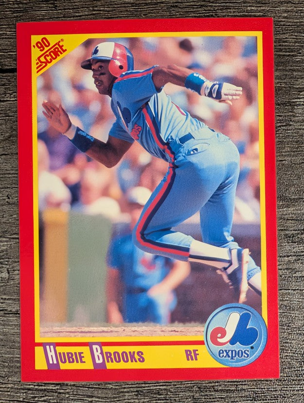1990 Score #299 Hubie Brooks