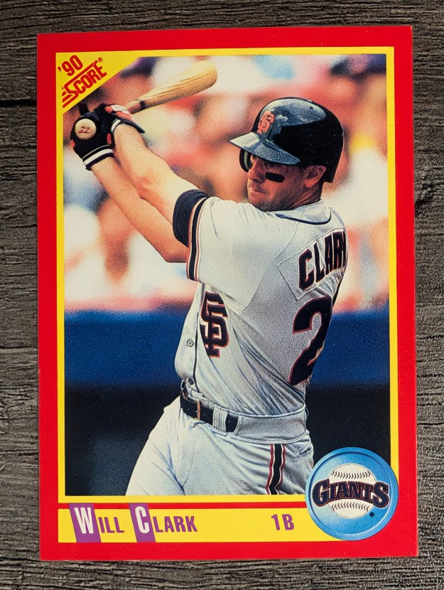 1990 Score #300 Will Clark