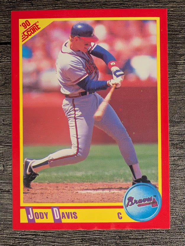 1990 Score #328 Jody Davis