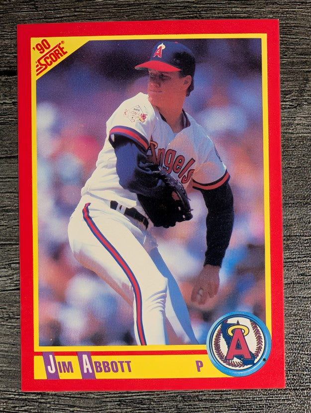 1990 Score #330 Jim Abbott