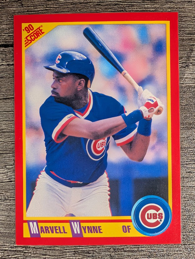 1990 Score #337 Marvell Wynne