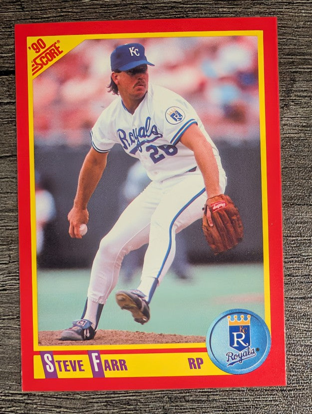 1990 Score #356 Steve Farr