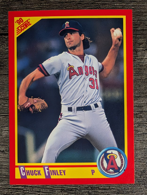 1990 Score #380 Chuck Finley