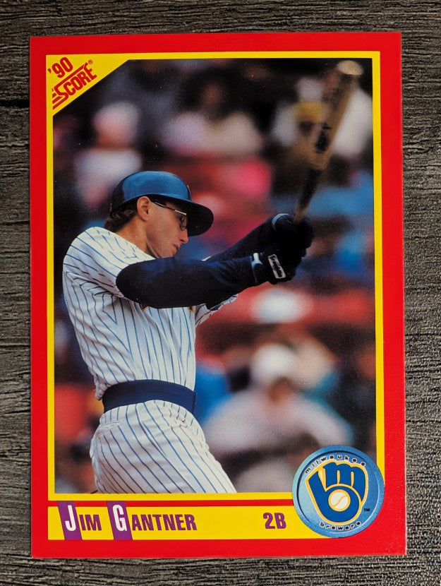 1990 Score #382 Jim Gantner