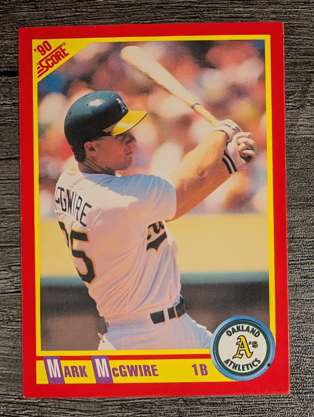1990 Score #385 Mark McGwire
