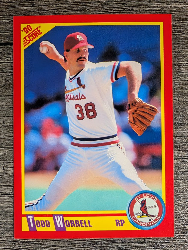1990 Score #392 Todd Worrell