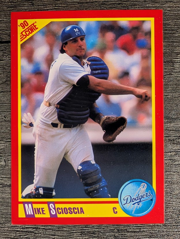 1990 Score #398 Mike Scioscia