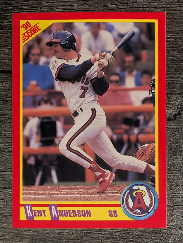 1990 Score #412 Kent Anderson