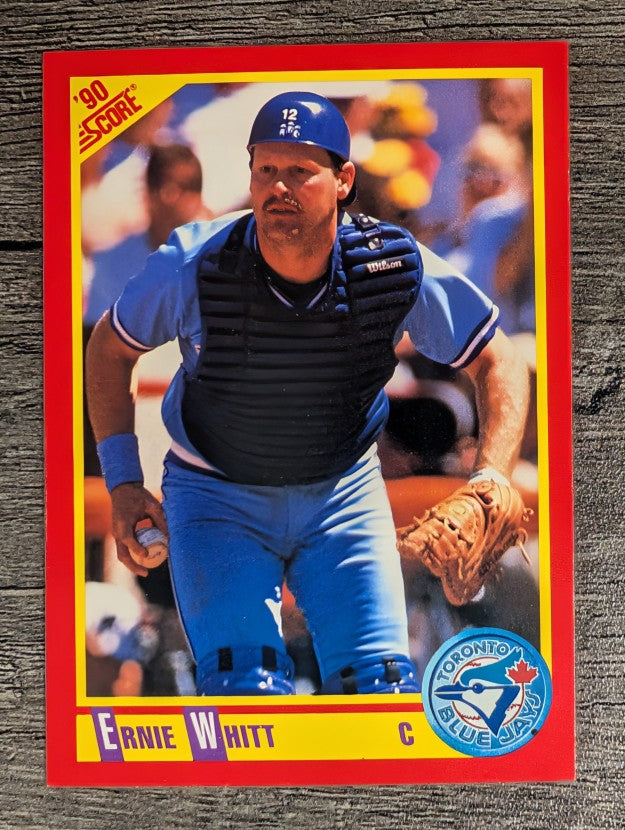 1990 Score #433 Ernie Whitt