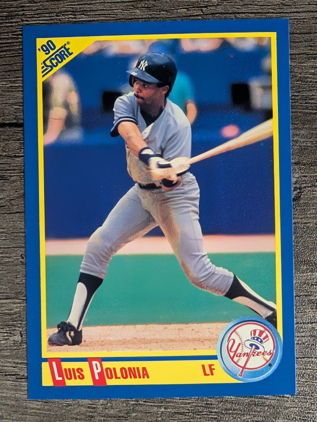 1990 Score #442 Luis Polonia