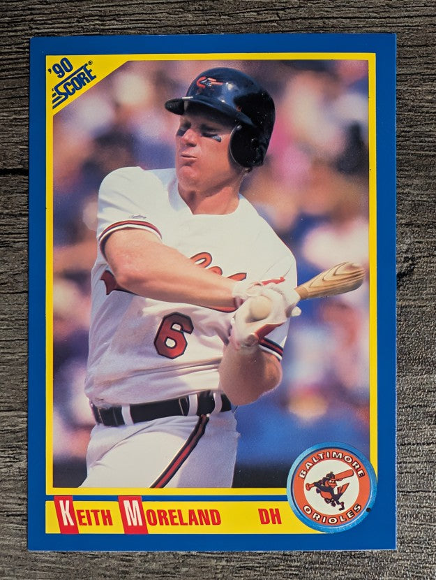 1990 Score #444 Keith Moreland