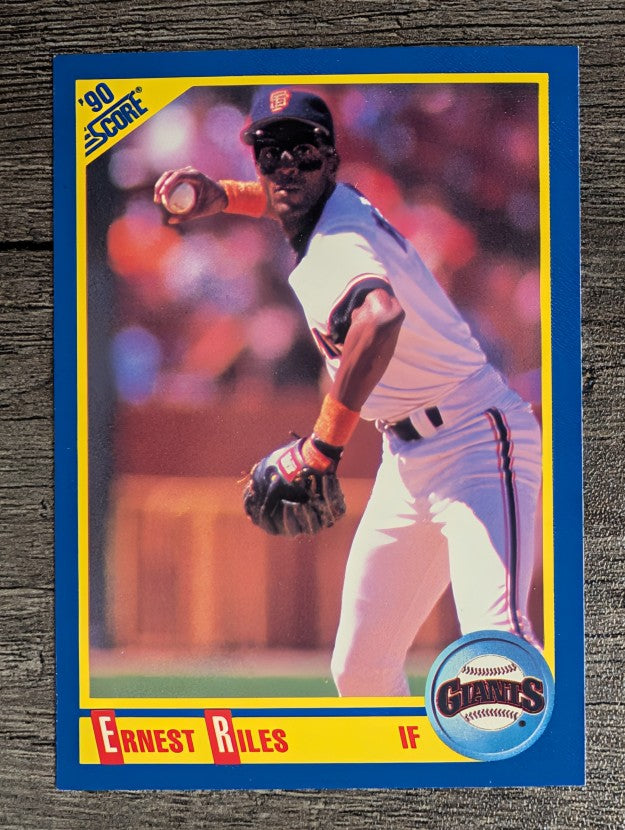 1990 Score #447 Ernest Riles