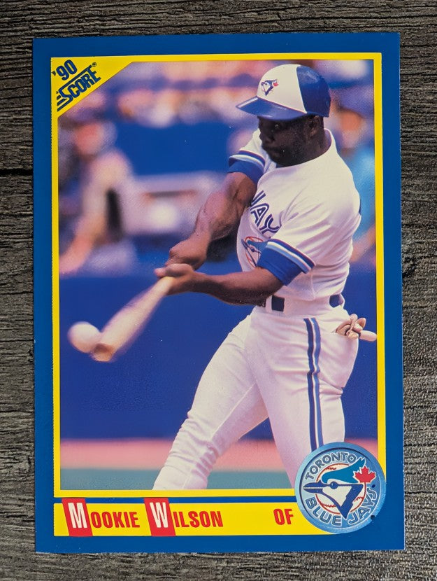1990 Score #448 Mookie Wilson