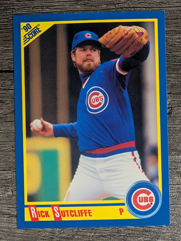 1990 Score #450 Rick Sutcliffe