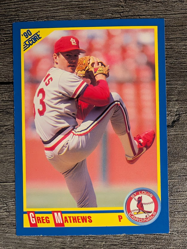 1990 Score #537 Greg Mathews