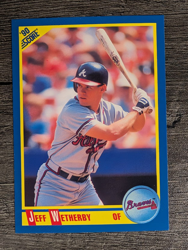 1990 Score #540 Jeff Wetherby RC