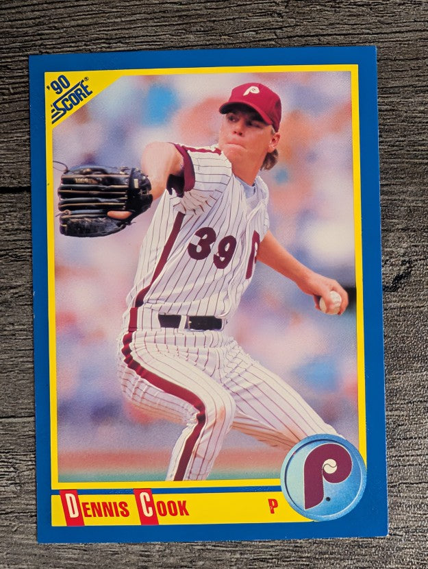 1990 Score #545 Dennis Cook