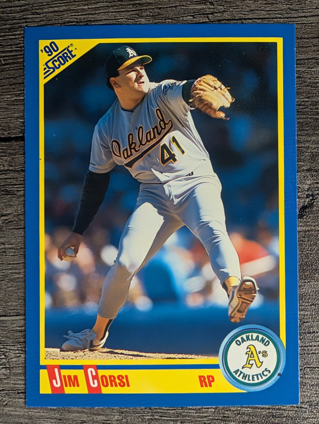 1990 Score #553 Jim Corsi