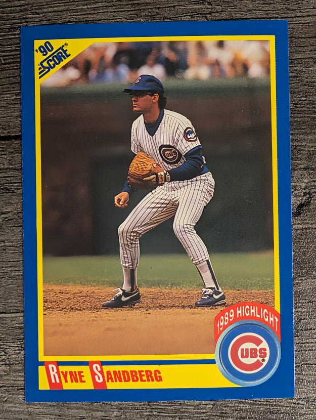 1990 Score #561B Ryne Sandberg HL COR