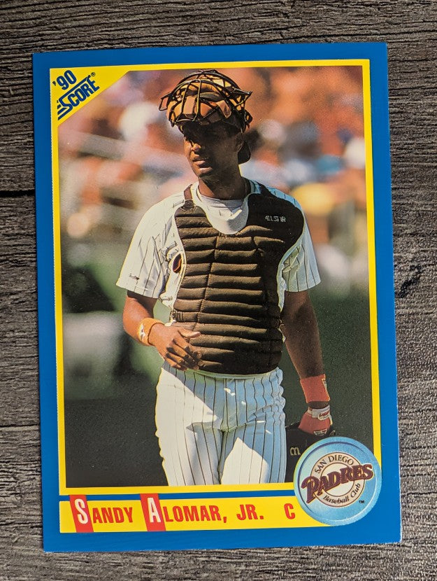1990 Score #577 Sandy Alomar Jr.