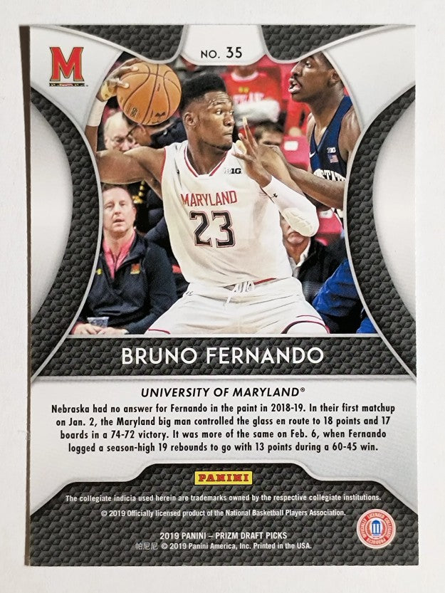 2019-20 Panini Prizm Draft Picks #35 Bruno Fernando
