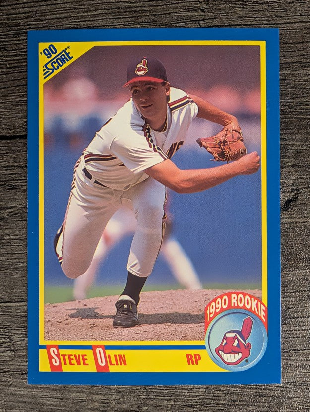1990 Score #590 Steve Olin RC