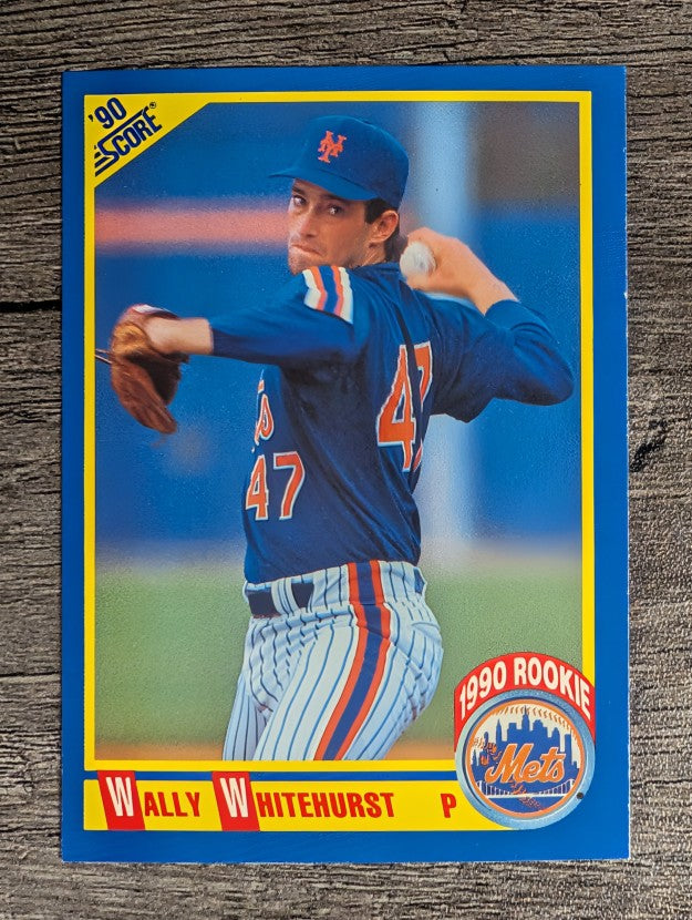 1990 Score #599 Wally Whitehurst