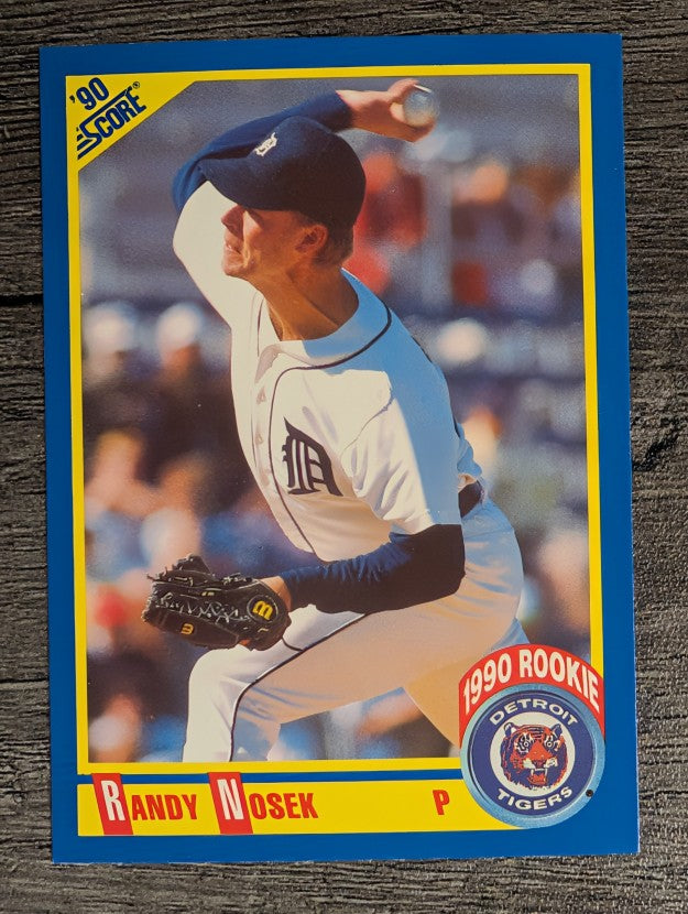 1990 Score #607 Randy Nosek RC