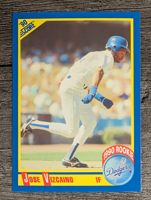 1990 Score #613 Jose Vizcaino RC