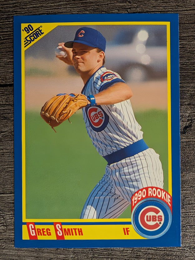 1990 Score #614 Greg Smith RC