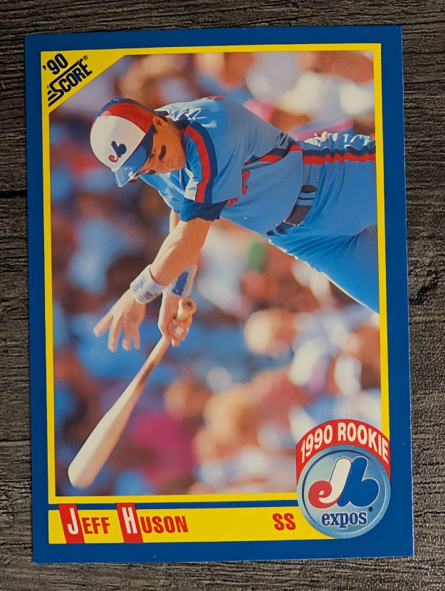 1990 Score #615 Jeff Huson RC