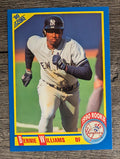 1990 Score #619 Bernie Williams RC