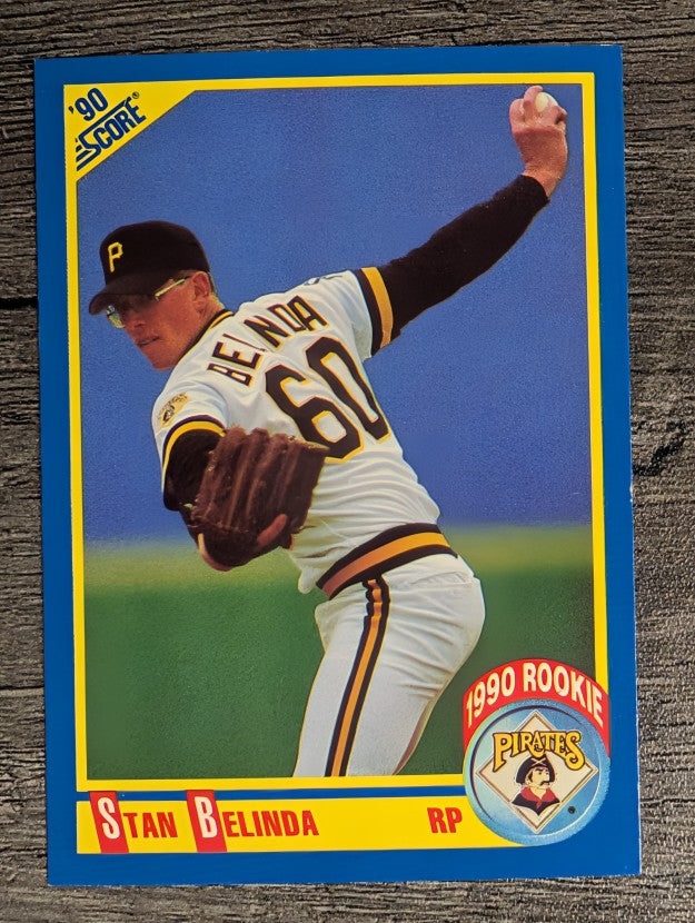 1990 Score #634 Stan Belinda RC