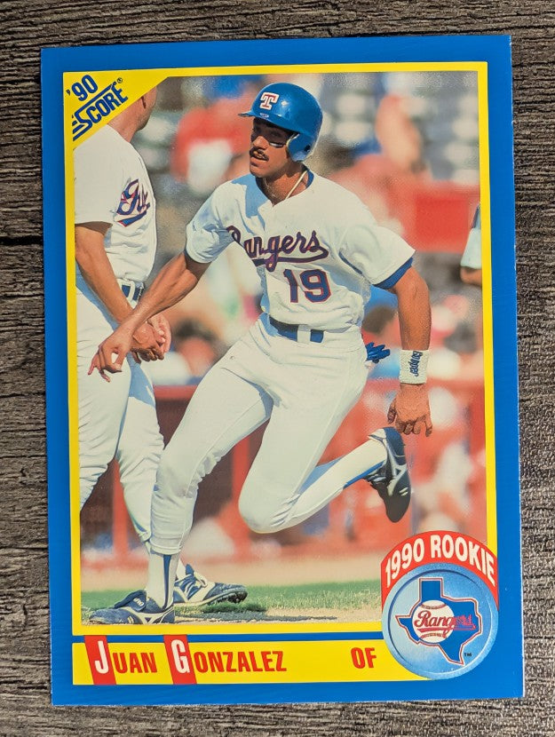 1990 Score #637 Juan Gonzalez RC