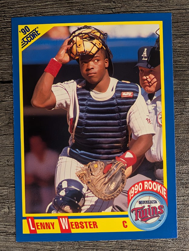 1990 Score #638 Lenny Webster RC