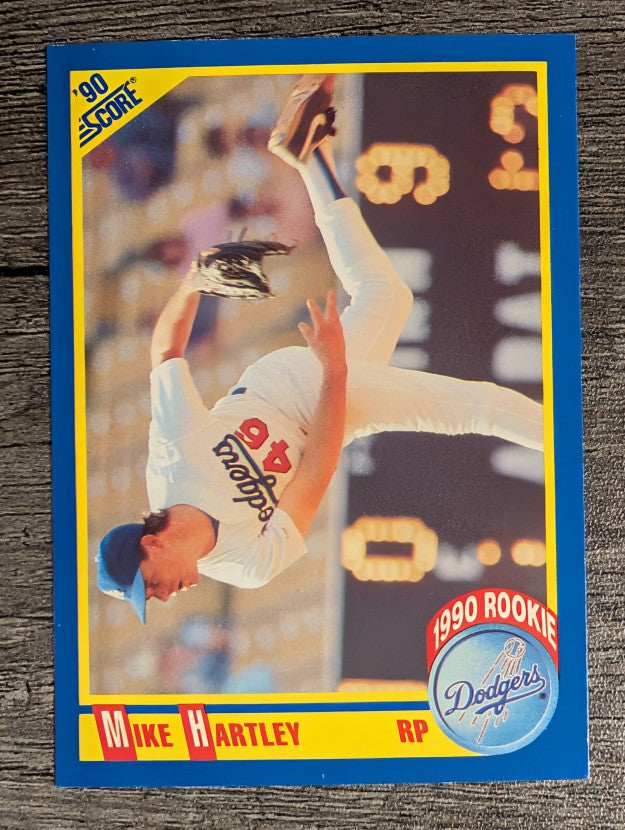 1990 Score #641 Mike Hartley RC