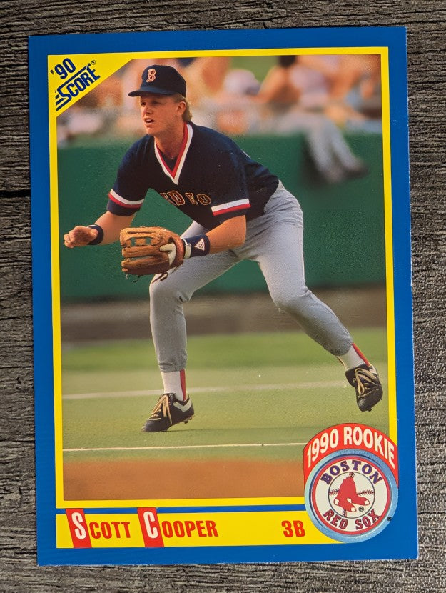 1990 Score #651 Scott Cooper RC