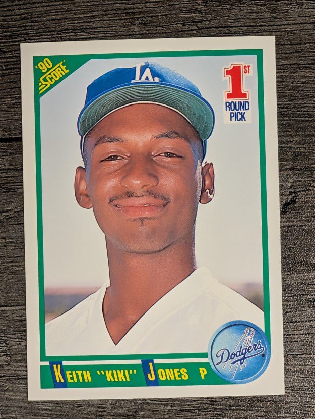 1990 Score #676 Keith Kiki Jones RC