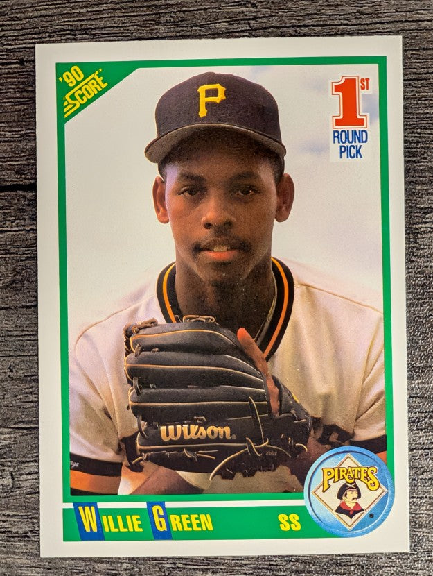 1990 Score #682 Willie Greene RC