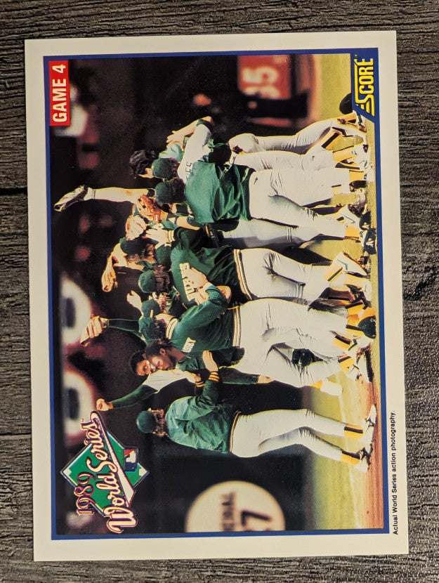 1990 Score #703 World Series Game 4/Wrap-up