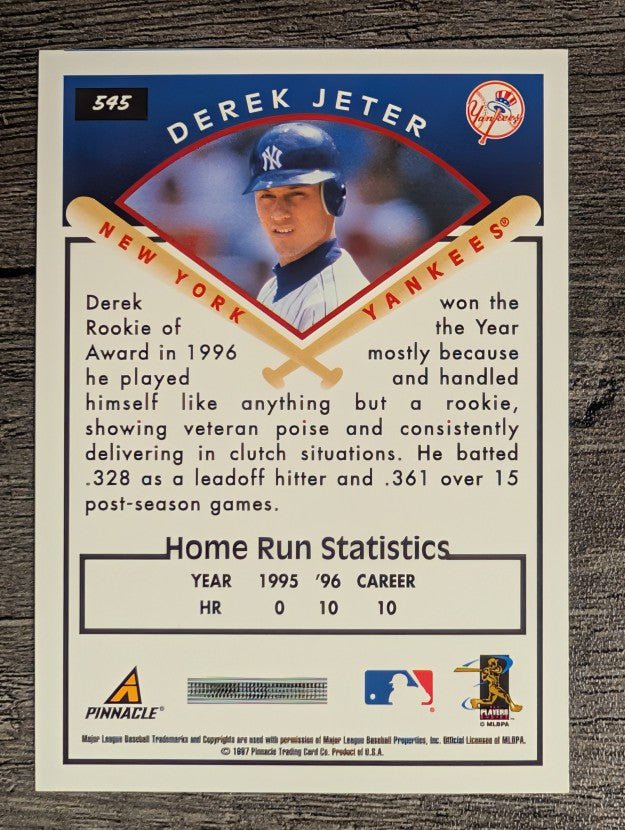 1997 Score #545 Derek Jeter TG