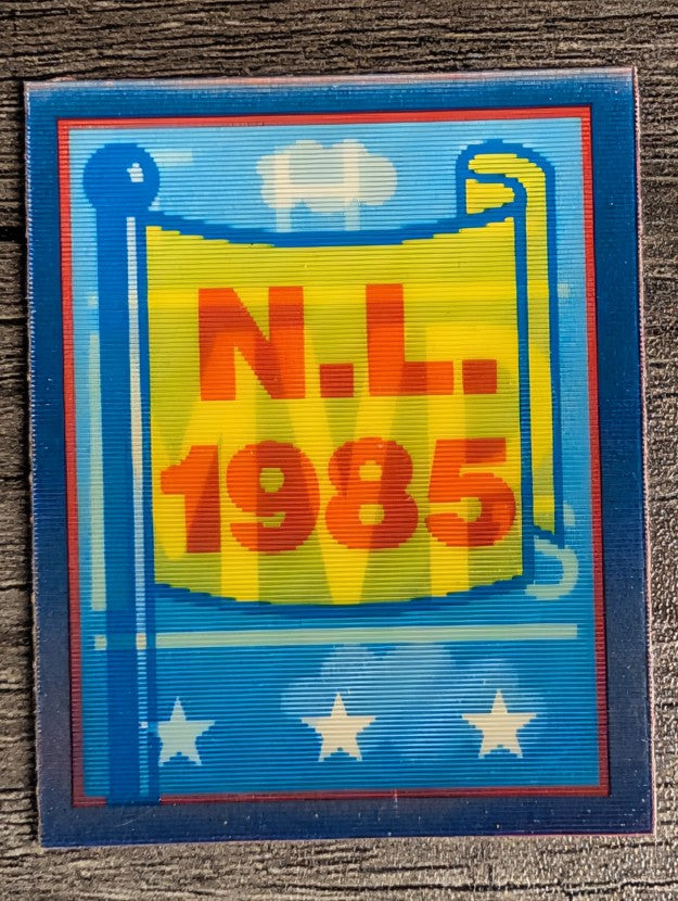 1990 Score Magic Motion Trivia #55 Willie McGee