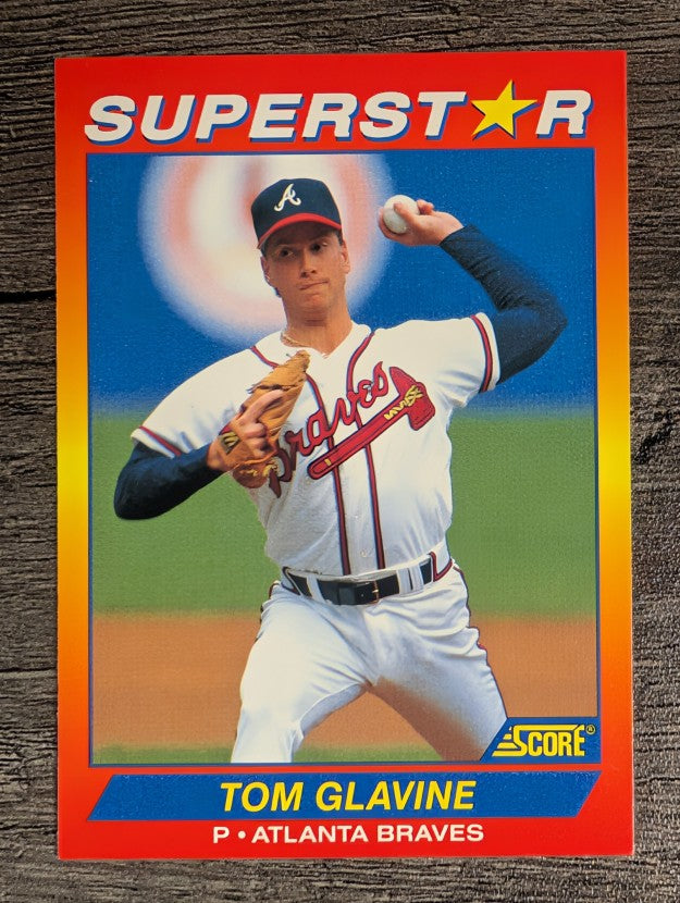 1992 Score 100 Superstars #15 Tom Glavine