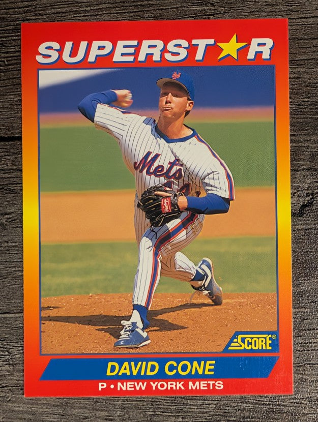 1992 Score 100 Superstars #16 David Cone