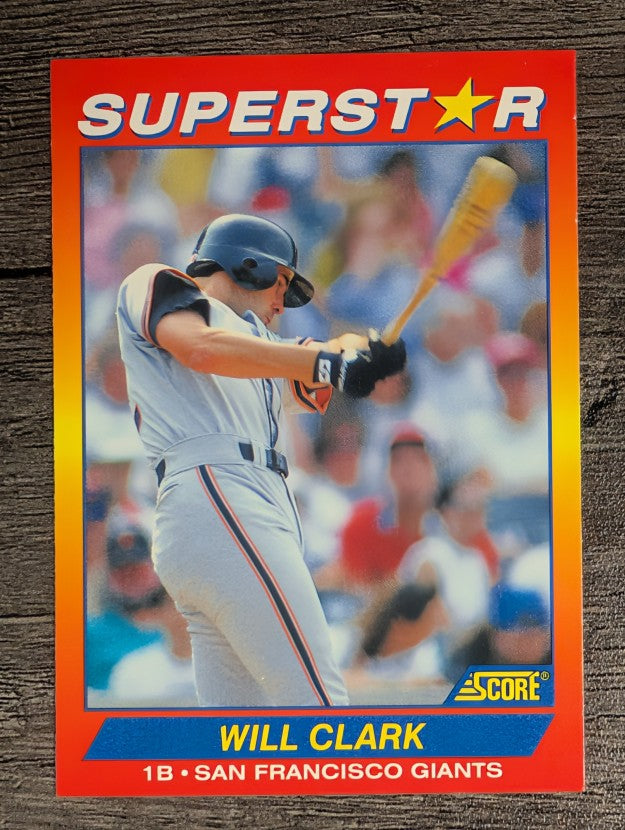 1992 Score 100 Superstars #24 Will Clark