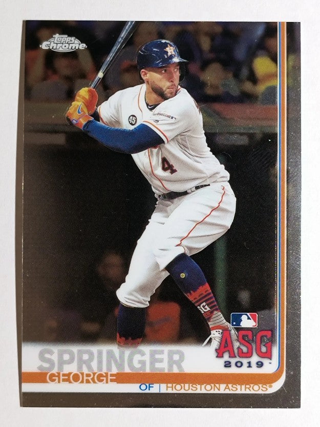 2019 Topps Chrome Update #78 George Springer AS