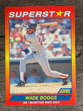 1992 Score 100 Superstars #30 Wade Boggs