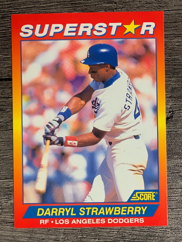 1992 Score 100 Superstars #55 Darryl Strawberry