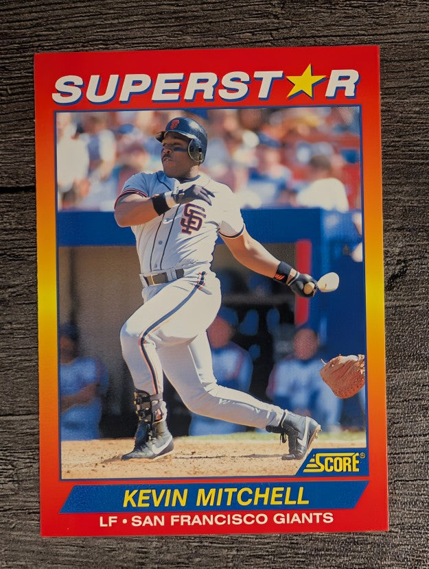 1992 Score 100 Superstars #93 Kevin Mitchell